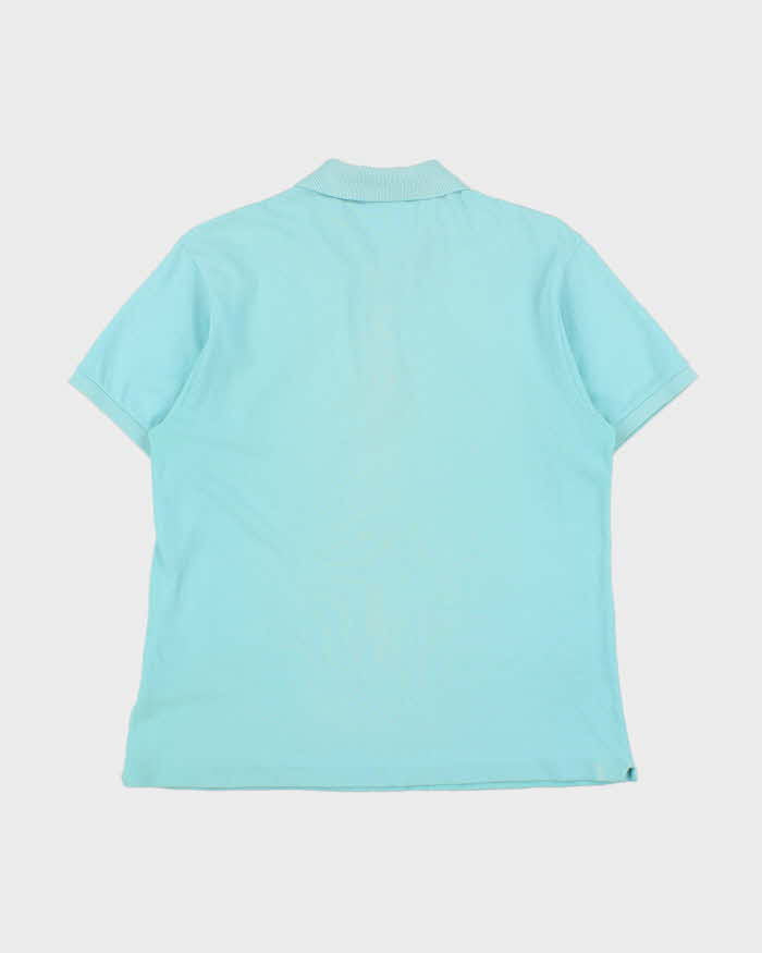 Vintage Y2K 00s Lacoste Baby Blue Classic Short Sleeve Polo Shirt - M