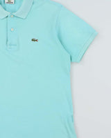 Vintage Y2K 00s Lacoste Baby Blue Classic Short Sleeve Polo Shirt - M