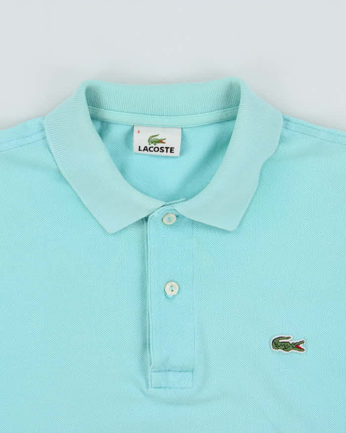 Vintage Y2K 00s Lacoste Baby Blue Classic Short Sleeve Polo Shirt - M