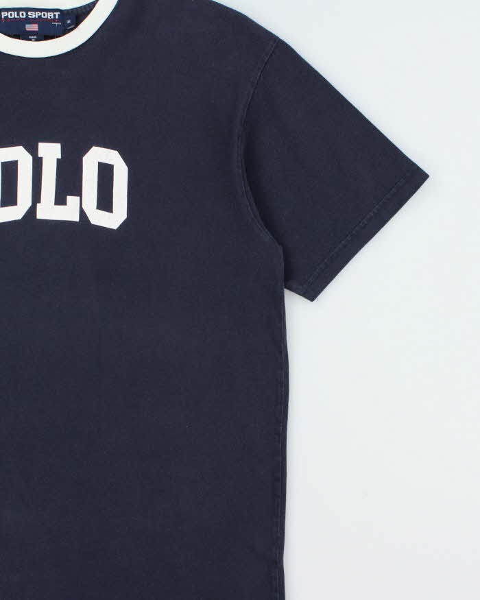 Vintage 1990s Polo Sport Ralph Lauren Spell-Out Crewneck T-Shirt - M