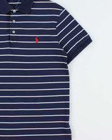 Vintage Ralph Lauren Short Sleeve Stripe Polo Shirt - M