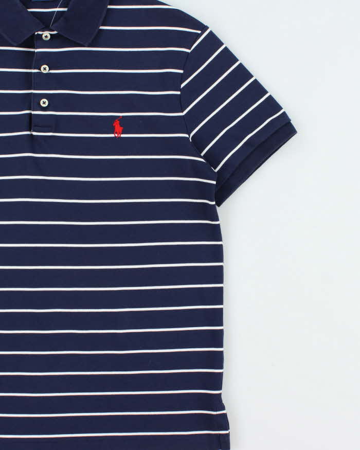 Vintage Ralph Lauren Short Sleeve Stripe Polo Shirt - M