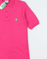 DSWT 1980s Benetton Short Sleeve Polo Shirt - S