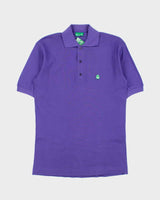 DSWT 1980s Benetton Short Sleeve Polo Shirt - M