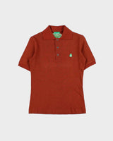 DSWT 1980s Benetton Short Sleeve Polo Shirt - XS