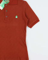 DSWT 1980s Benetton Short Sleeve Polo Shirt - XS