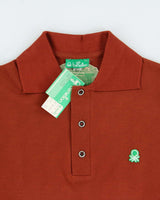 DSWT 1980s Benetton Short Sleeve Polo Shirt - XS