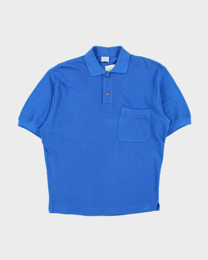 DSWT 1980s Benetton Short Sleeve Pocket Oversized Polo Shirt - XS