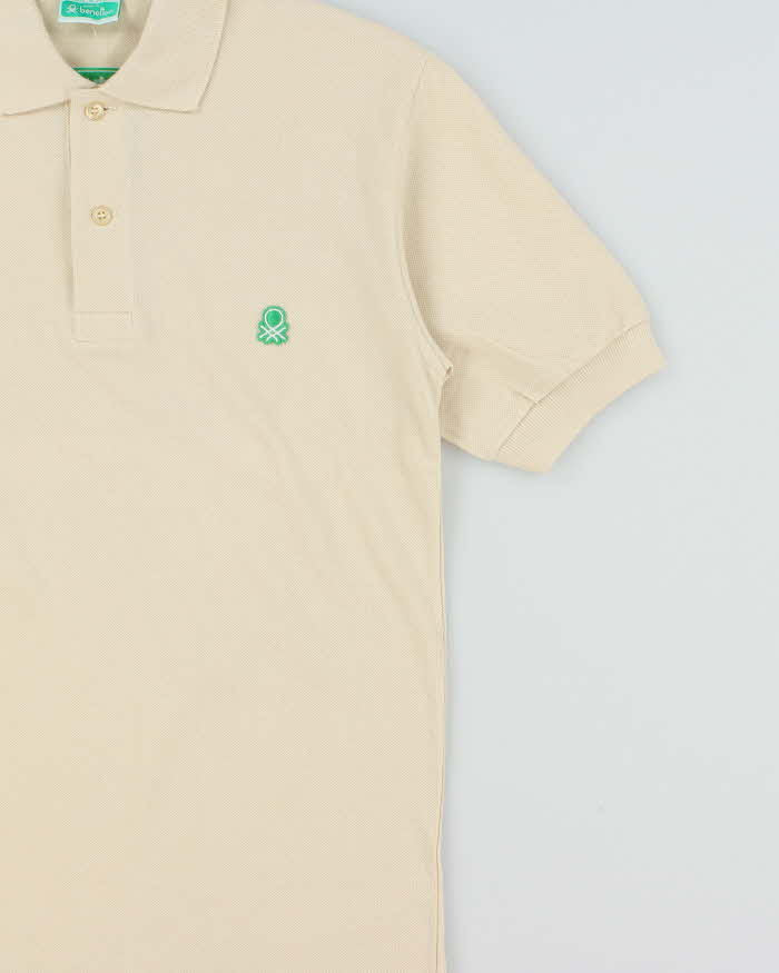 DSWT 1980s Benetton Short Sleeve Polo Shirt - S