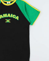 Vintage Y2K 00s Jamaica Heavyweight Embroidered Crewneck T-Shirt - L