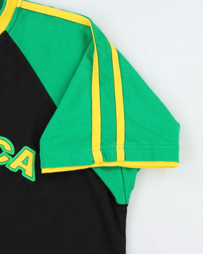 Vintage Y2K 00s Jamaica Heavyweight Embroidered Crewneck T-Shirt - L