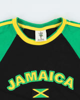 Vintage Y2K 00s Jamaica Heavyweight Embroidered Crewneck T-Shirt - L