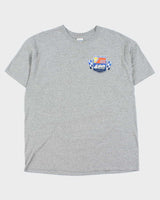 Vintage Federated Autoparts International Raceway Marl Grey Gildan Crewneck T-Shirt - XL