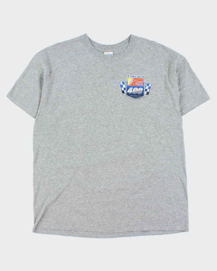 Vintage Federated Autoparts International Raceway Marl Grey Gildan Crewneck T-Shirt - XL