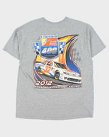 Vintage Federated Autoparts International Raceway Marl Grey Gildan Crewneck T-Shirt - XL