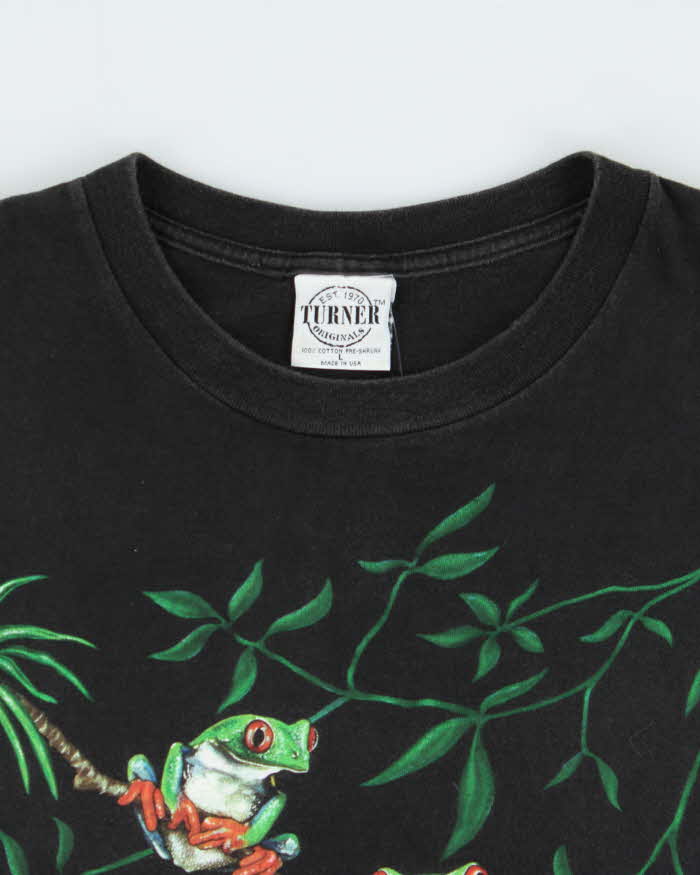 Vintage 1997 Turner Earth Matters Made In USA Heavyweight Single Stitch Crewneck T-Shirt - L
