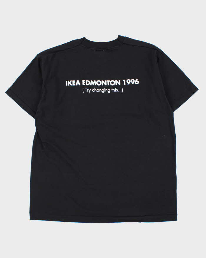 Vintage 1996 Ikea 'The Build Up' Edmonton Opening Made In Canada Heavyweight Single Stitch Crewneck T-Shirt - XL