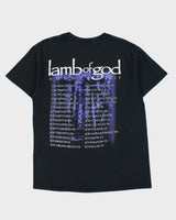 Lamb Of God Summer 2015 USA Tour Gildan Heavyweight Crewneck T-Shirt - L