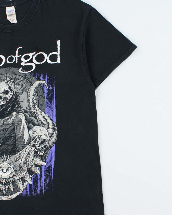 Lamb Of God Summer 2015 USA Tour Gildan Heavyweight Crewneck T-Shirt - L