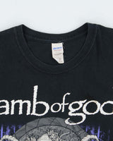 Lamb Of God Summer 2015 USA Tour Gildan Heavyweight Crewneck T-Shirt - L