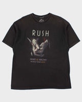 Vintage 2007 Rush Snakes &amp; Arrows World Tour Heavyweight Crewneck T-Shirt - XL