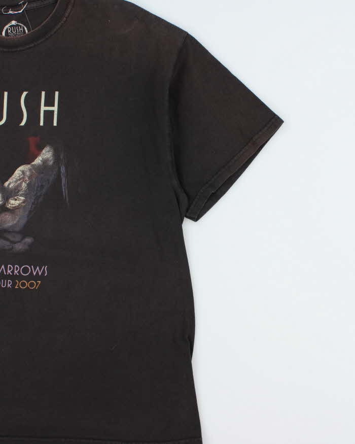 Vintage 2007 Rush Snakes & Arrows World Tour Heavyweight Crewneck T-Shirt - XL
