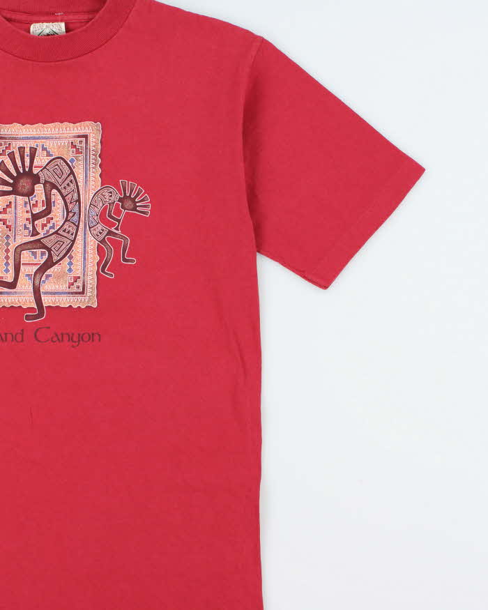 Vintage Grand Canyon Prairie Mountain Made In USA Heavyweight Single Stitch Crewneck T-Shirt - M