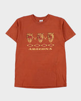 Vintage 1990s Arizona Terracotta Heavyweight Anvil Made In USA Single Stitch Crewneck T-Shirt - L