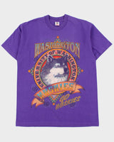 Vintage 1990s Washington Huskies College Football Heavyweight Made In USA Single Stitch Crewneck T-Shirt - XL