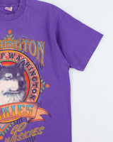 Vintage 1990s Washington Huskies College Football Heavyweight Made In USA Single Stitch Crewneck T-Shirt - XL
