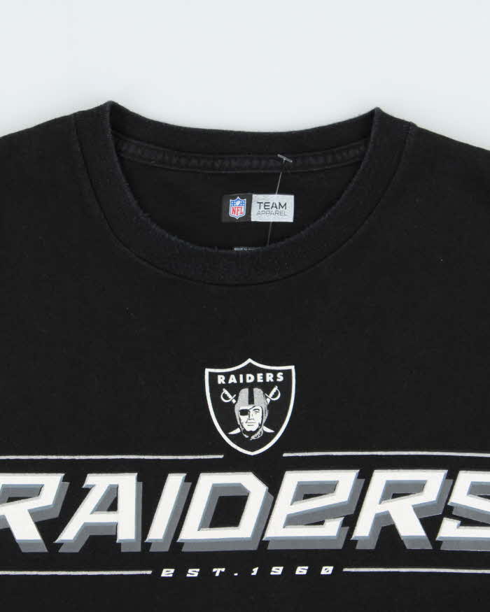 Vintage Las Vegas Raiders NFL Team Apparel Heavyweight Crewneck T-Shirt - L