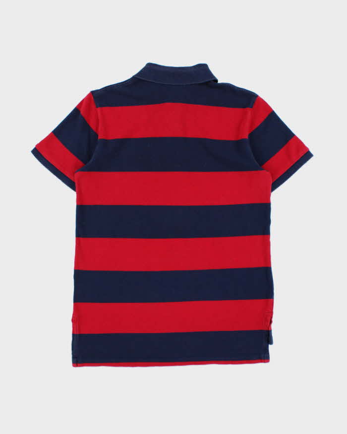 Vintage Polo Ralph Lauren Striped Custom Fit Short Sleeve Polo Shirt - M