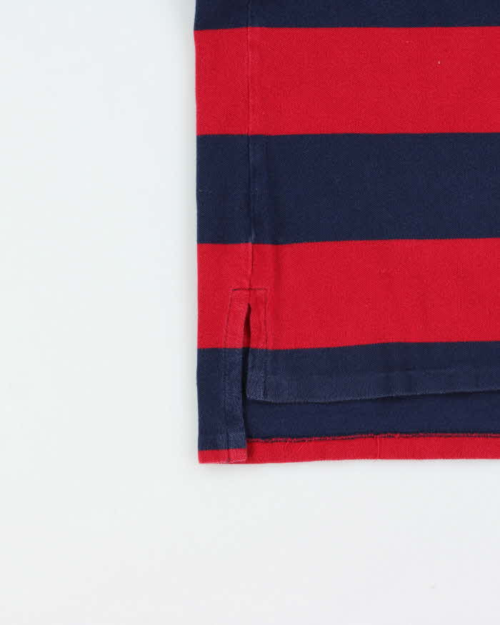 Vintage Polo Ralph Lauren Striped Custom Fit Short Sleeve Polo Shirt - M