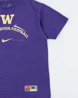 Vintage Y2K 00s Nike Team Washington Huskies College Football Heavyweight Crewneck T-Shirt - M