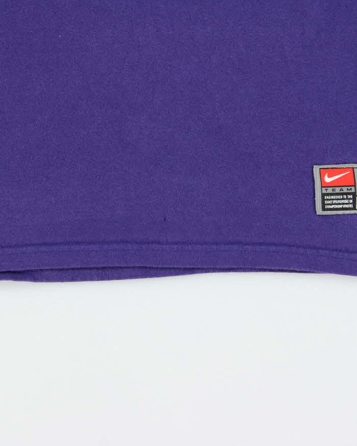 Vintage Y2K 00s Nike Team Washington Huskies College Football Heavyweight Crewneck T-Shirt - M