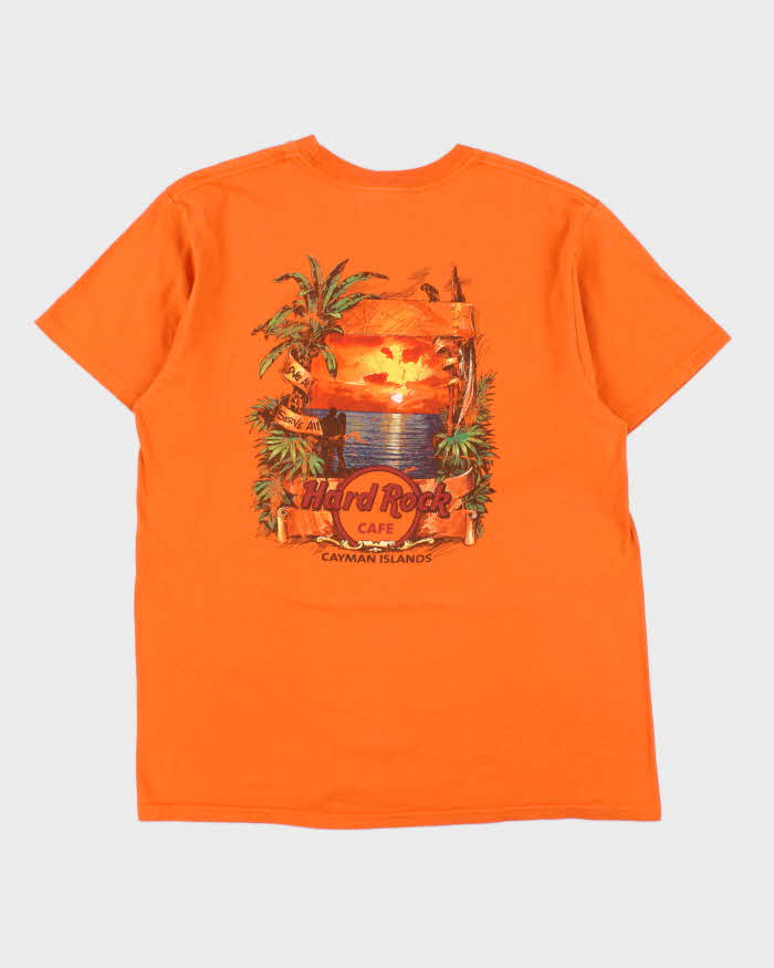 Vintage Y2K 00s Hard Rock Cafe Cayman Islands Crewneck T-Shirt - L