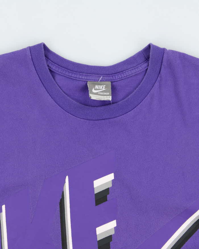 Vintage Y2K 00s Nike Air Sneaker Box Heavyweight Crewneck T-Shirt - L