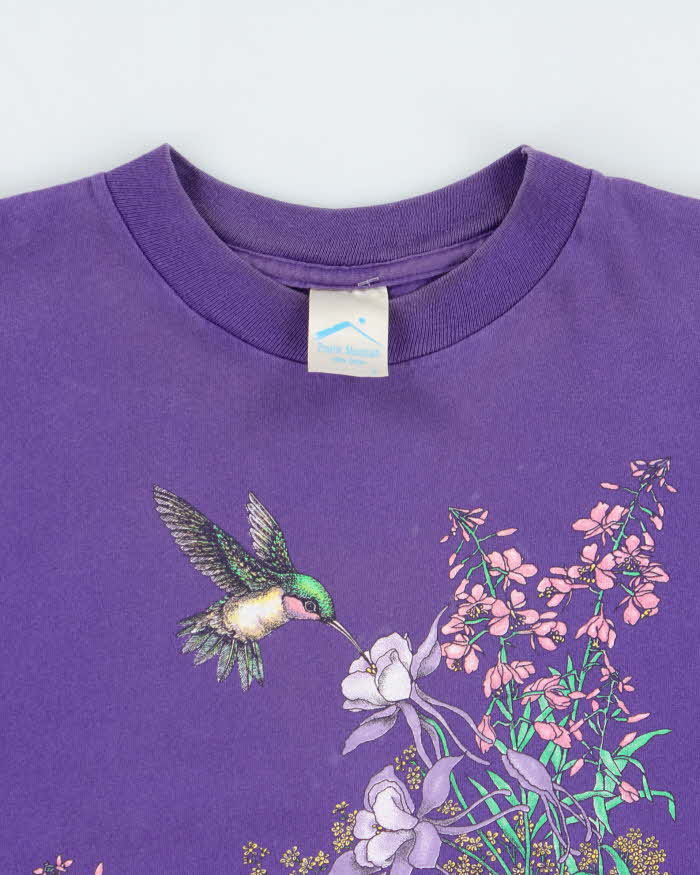 Vintage 1980s Prairie Mountain Alaska Made In USA Single Stitch Crewneck T-Shirt - L