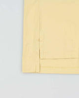 Vintage Y2K 00s Polo Ralph Lauren Pima Interlock Pale Yellow Short Sleeve Polo Shirt - XXL