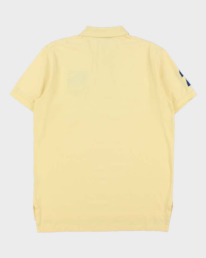 Vintage Y2K 00s Polo Ralph Lauren Double Large Pony #2 Heavyweight Short Sleeve Polo Shirt - L