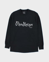 Vintage Pendleton Heavyweight Spell-Out Long Sleeve Crewneck T-Shirt - M