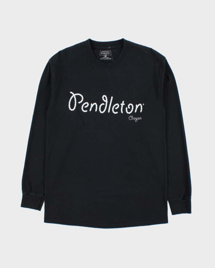 Vintage Pendleton Heavyweight Spell-Out Long Sleeve Crewneck T-Shirt - M