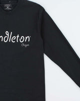 Vintage Pendleton Heavyweight Spell-Out Long Sleeve Crewneck T-Shirt - M