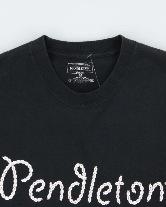 Vintage Pendleton Heavyweight Spell-Out Long Sleeve Crewneck T-Shirt - M