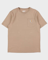 Vintage Carhartt Khaki Heavyweight Loose Fit Crewneck T-Shirt - M