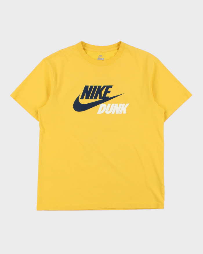 Vintage Y2K 00s Nike Dunk Dri-Fit Heavyweight Crewneck T-Shirt - L