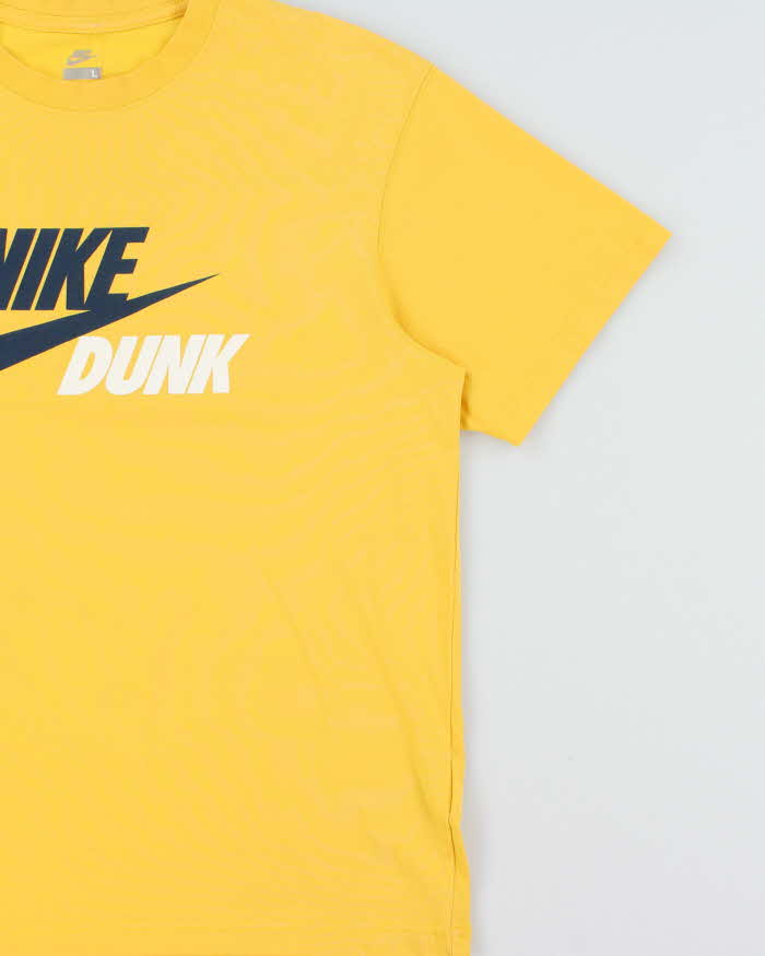 Vintage Y2K 00s Nike Dunk Dri-Fit Heavyweight Crewneck T-Shirt - L