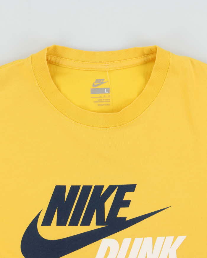 Vintage Y2K 00s Nike Dunk Dri-Fit Heavyweight Crewneck T-Shirt - L