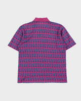 Vintage 1990s Dunhill Striped Made In Italy Short Sleeve Golf Polo Shirt - M