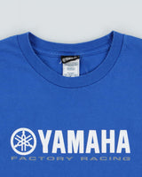 Vintage Y2K 00s Yamaha Racing Heavyweight Long Sleeve Crewneck T-Shirt - L